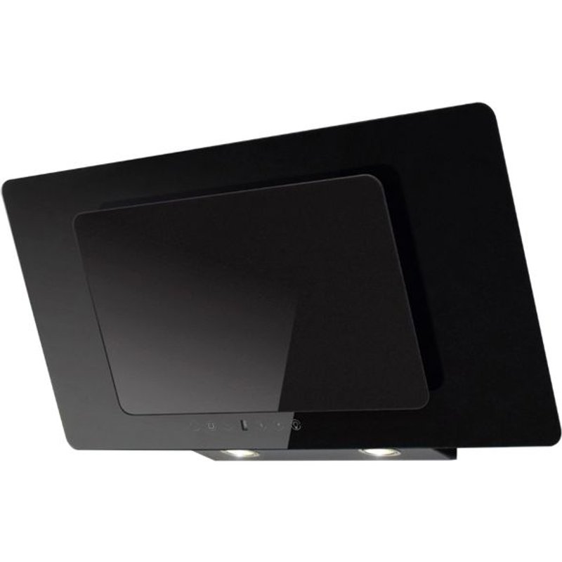 AIRLUX AHMI971BK - Hotte Murale Inclinée 90 cm - 719 m³/h - A - Noir