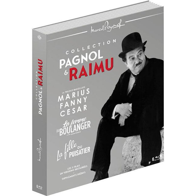 Pagnol & Raimu : Marius + Fanny + César + La Femme Du Boulanger + La Fille Du Puisatier - Version Restaurée - Blu-Ray