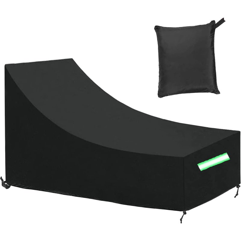 Letnerny-Housse De Protection Pour Cha Longue De Jardin - 200 X 75 X 40 / 70 Cm - Imperm¿¿Able - Coupe-Vent - R¿¿Sistant Aux Uv - Tissu Oxford - Pour Cha Longue - Meubles De Jardin