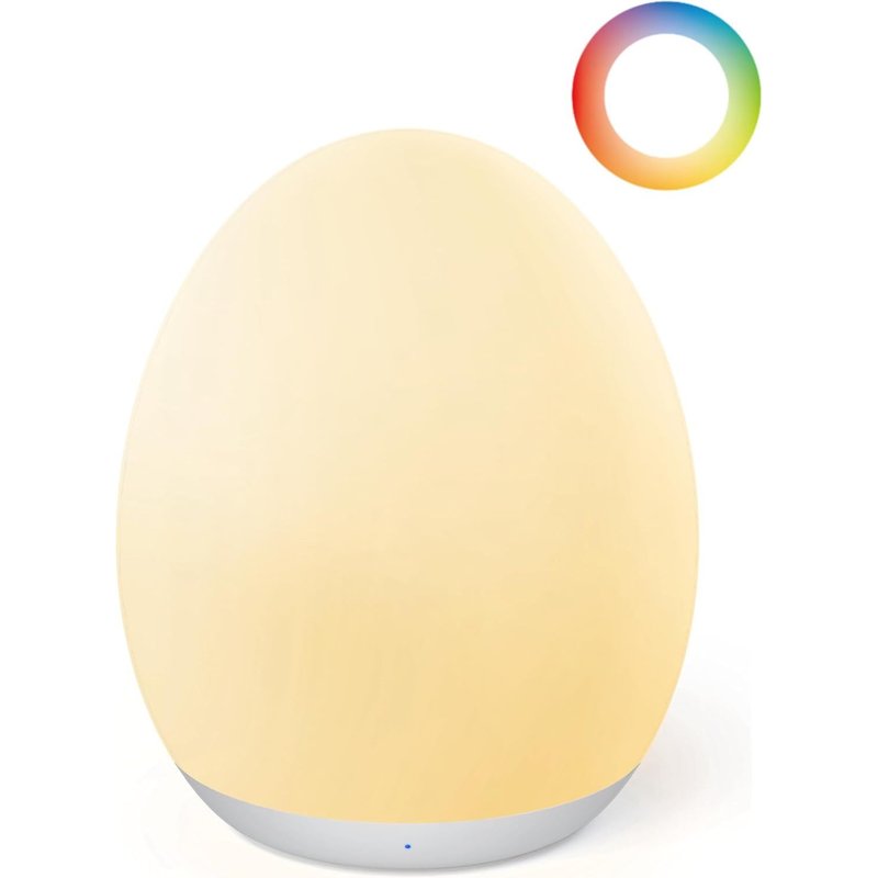 Veilleuse Bébé, Veilleuse Enfant Avec 8 Modes De Changement De Couleur Et Fonction De Gradation, Veilleuse Rechargeable Pour Bébé Avec Minuterie D'une Heure Et Contrôle Tactile