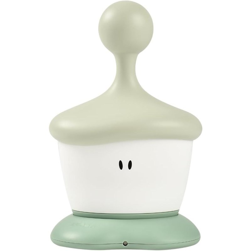 , Veilleuse Enfant Pixie Stick 2 En 1, Transportable, Détecteur De Pleurs, Led, Rechargeable, Lumière Chaude, 2 Intensités Lumineuses, Arrêt Automatique, Minuteur, Grande Autonomie, Vert Sauge