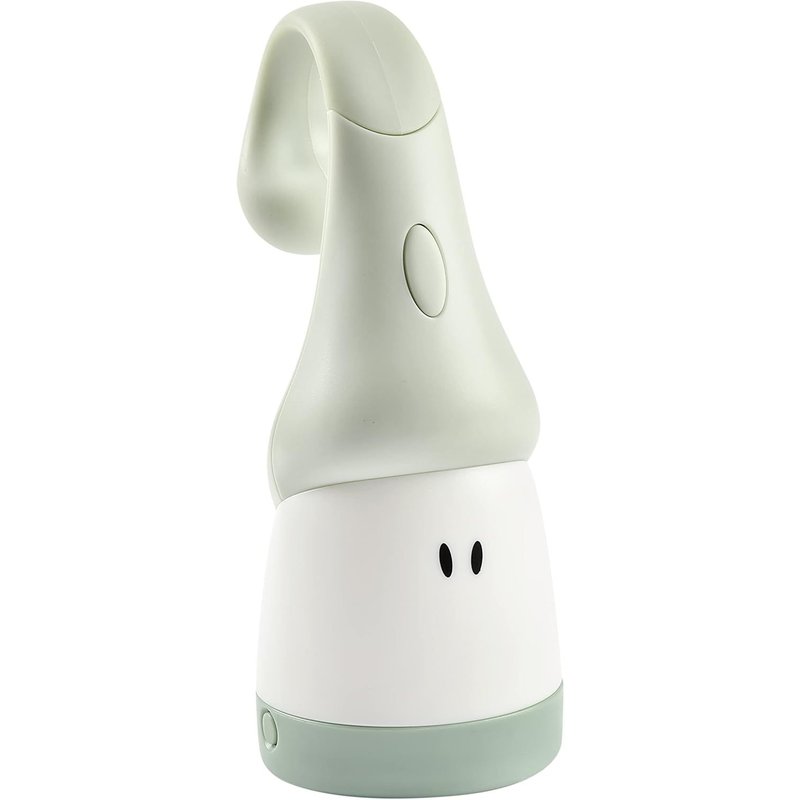 , Veilleuse Pour Enfant/Bébé, Portative Sans Fil, Evolutive En Torche, Lumière Douce, Design Ergonomique : S'accroche Aux Poignées, Lit À Barreau, Longue Autonomie 90h, Pixie Torch, Vert Sauge