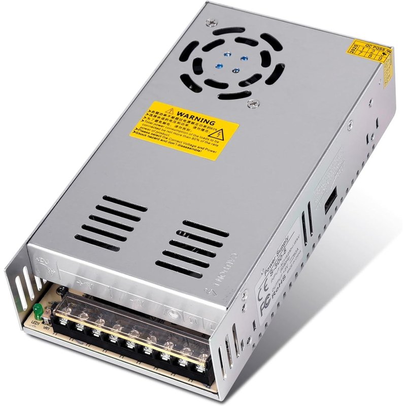 Adaptateur Transformateur Dc 12V 60A 300W Smps Ac 110V/220V-Dc 5V,Pour Enseignes Publicitaires,SystèMe De SéCurité De CaméRa Cctv,Projet Informatique D'Alimentations Industrielles (5 V 300 W)