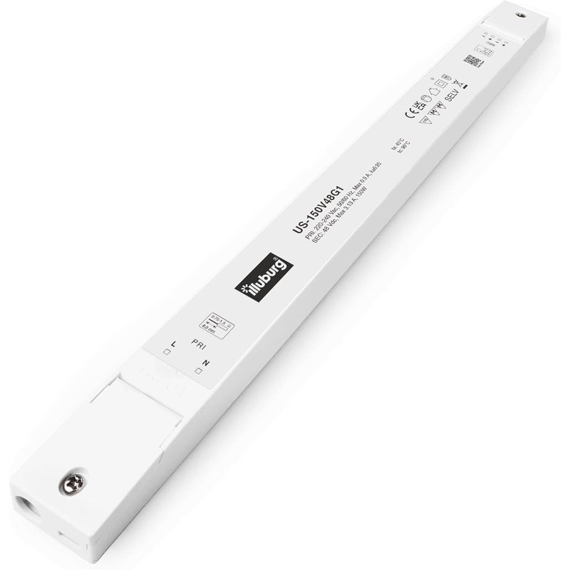 Transformateur LED 48V 150W Ultra Fin Plat Sans Scintillement LED Bloc d'Alimentation Driver Power Supply