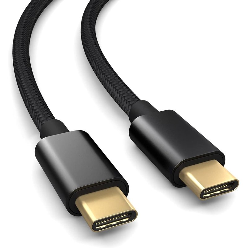 Câble USB C vers USB C de 0,3m, transfert de données 10 Gbps, USB 3.2 Gen2x1, câble de charge et de données USB type C, noir