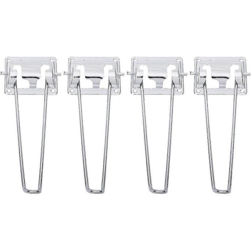 4 Pcs Pieds De Table Réglables Pliage En Épingle À Cheveux Pied De Table Pliant Pieds De Table Pieds De Table En Métal Pied De Fer De Table Pliante