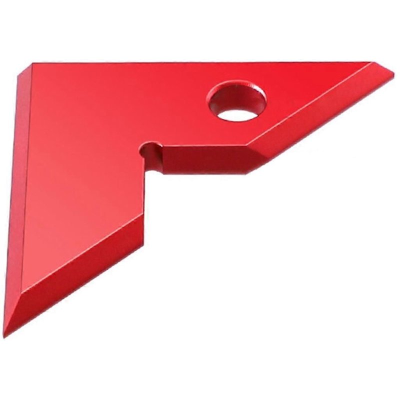 Alliage de travail du bois R¿¿gle d'angle de couteau de haute pr¿¿cision,rouge