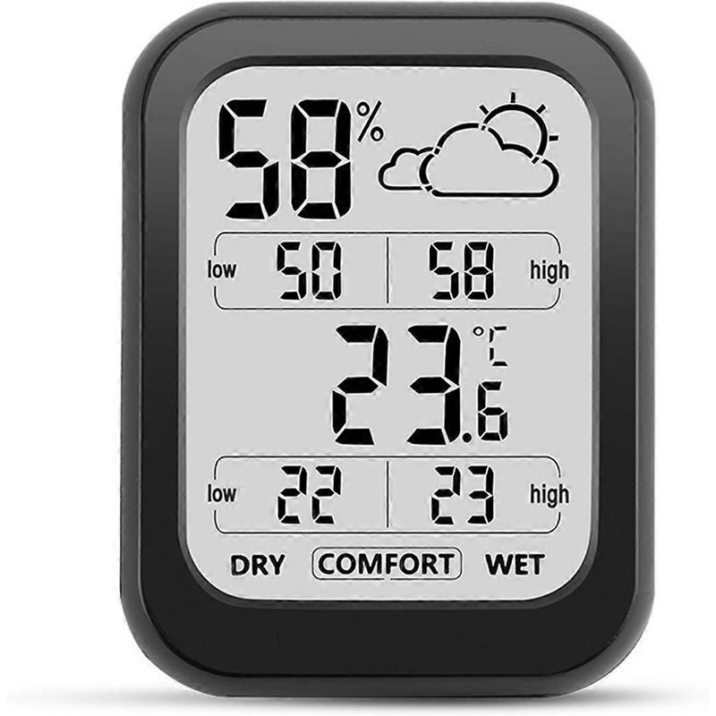 Thermom¿¿tre d'ambiance,hygrom¿¿tre int¿¿rieur,capteur d'humidit¿¿,paquet de 2