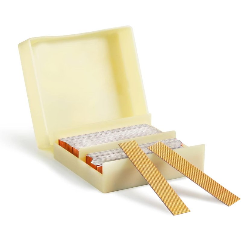 P612 Lot de 10 000 clous en cuivre,calibre 23,12 mm de longueur,convient pour cloueuse à air comprimé et perforateur Air Power