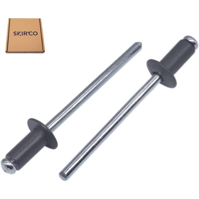 Lot de 100 rivets aveugles peints 3,2 x 8 mm TĂȘte bombĂ©e DIN 7337 Rivets en aluminium Rivets Pop Rivets (100,Anthracite Gris RAL 7016)