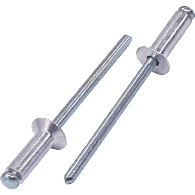 (100 pièces) Rivets aveugles en aluminium à tête fraisée 4,0 x 12 mm,mandrin en acier,rivets pop