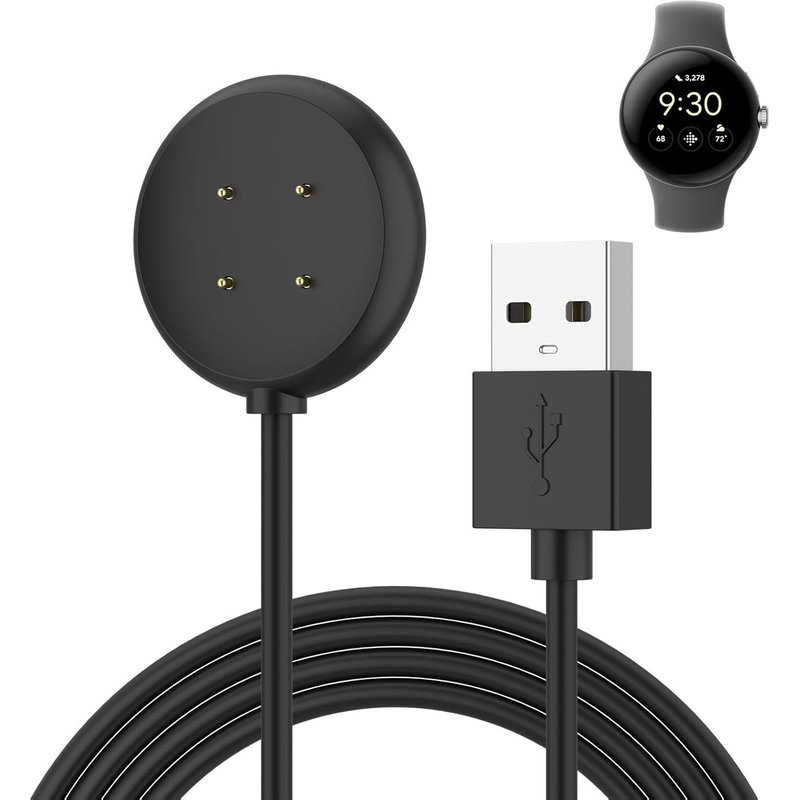 Letnerny-Chargeur Magnétique Usb De 1 M Pour Google Pixel Watch 2 - Câble De Charge Usb De Rechange De 1 M Pour Google Pixel Watch 2
