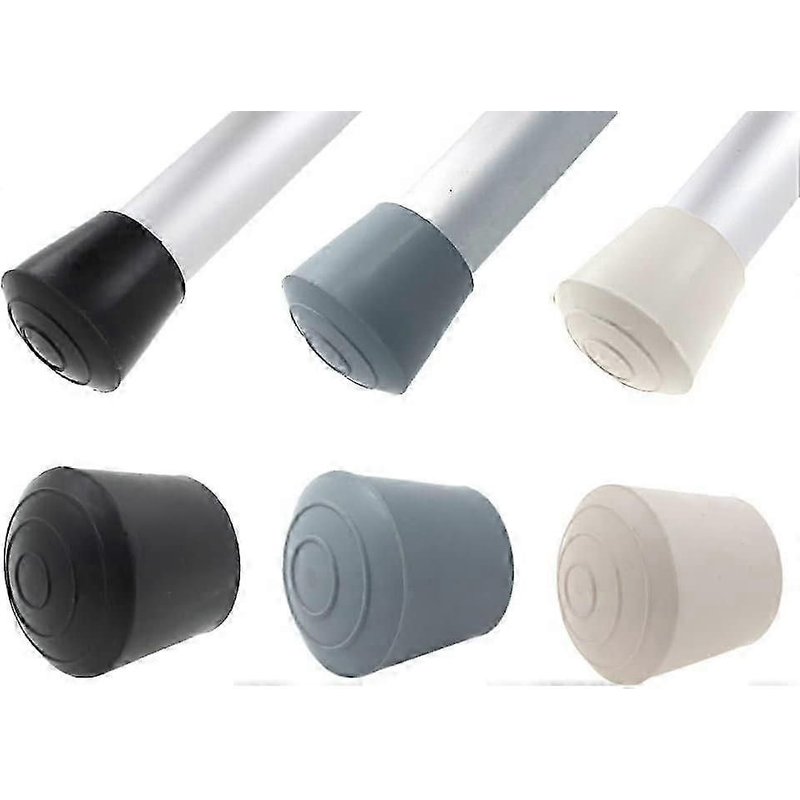 ¿Noir - 12 mm¿ 16x Embouts de pieds de meubles en caoutchouc - Plusieurs tailles et couleurs disponibles - Idéal pour tables et chaises