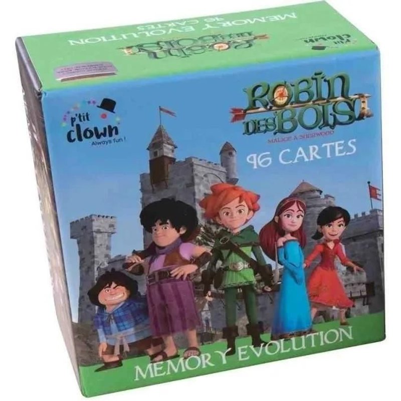 P'tit Clown Re14017 - Jeu Memory Evolution Robin Des Bois¿