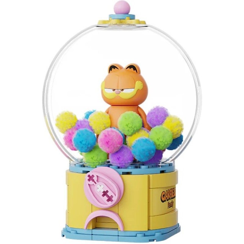 Set à Construire Garfield - Garfield Crystal Ball Series Pantasy Garfield Gumball Machine 14 cm (Pantasy)