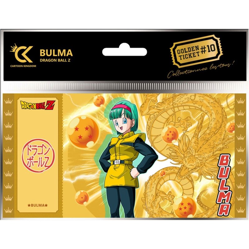 Golden Ticket Dragon Ball Z - Bulma (Cartoon Kingdom)