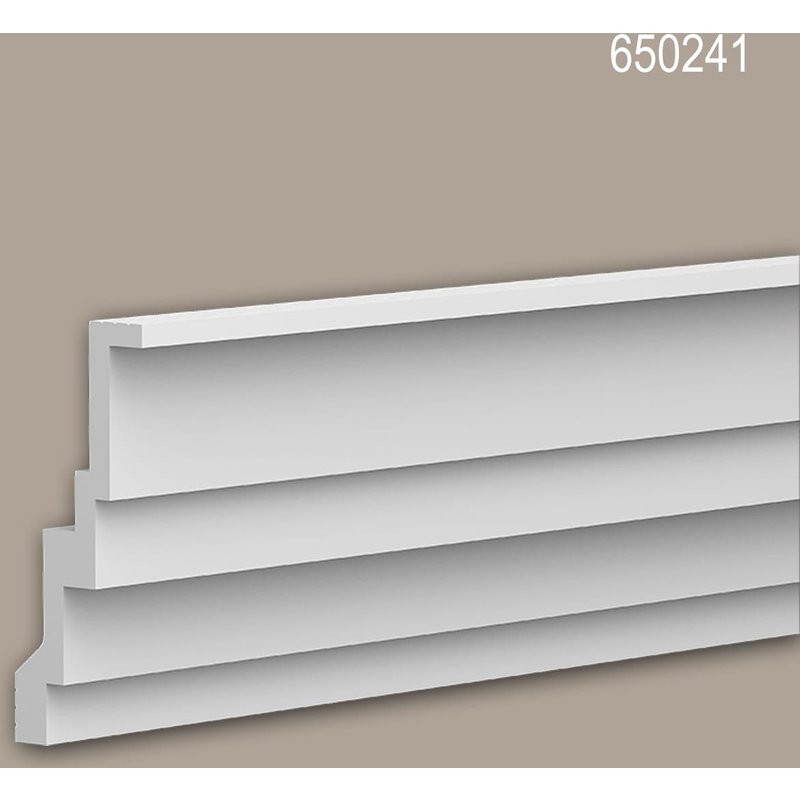 Corniche Profhome 650241 Moulure de plafond Moulure en stuc Moulure décorative design moderne blanc 2 m
