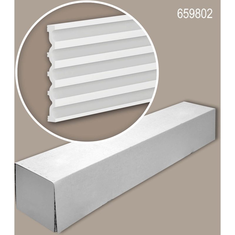 Profhome 659802-box 1 carton 3 pièces 3d panneau mural Lambris mural design moderne 6 m