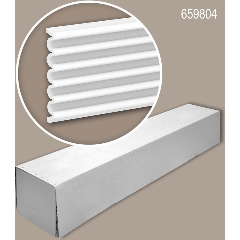 Profhome 659804-box 1 carton 3 pièces 3d panneau mural Lambris mural design moderne 6 m