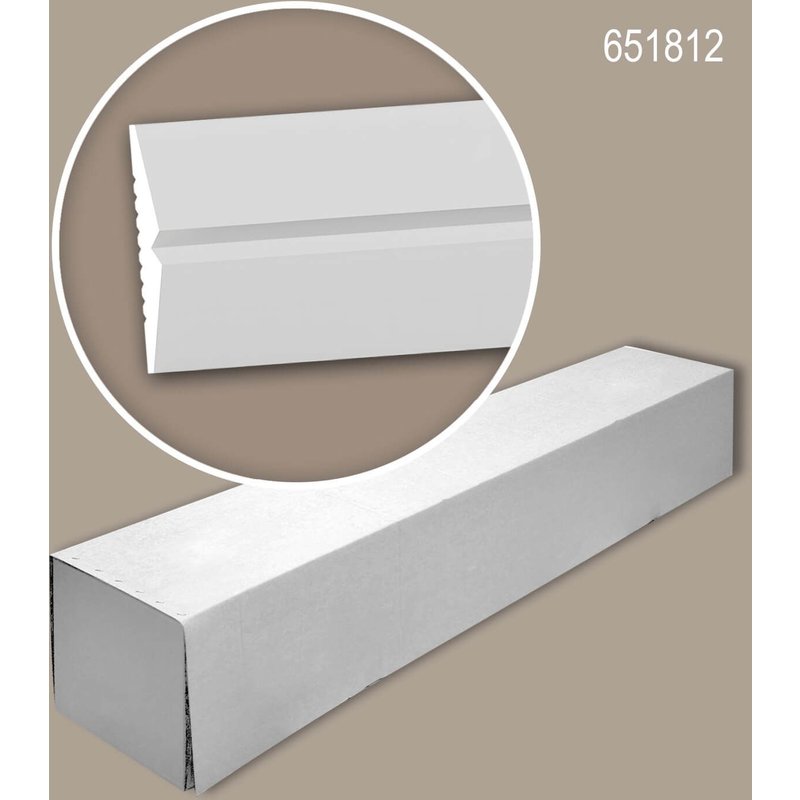 Profhome 651812-box 1 carton 30 pièces Cimaise Frise design moderne 60 m