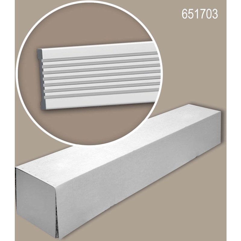 Profhome 651703-box 1 carton 18 pièces Cimaise Frise design moderne 36 m