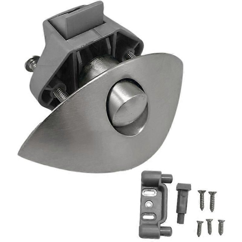 Qualité Supérieure Diamètre 20mm Camping-Car Demi-Lune Push Lock Rv Caravane Bateau Tiroir Loquet Bouton Serrures Pour Meubles Quincaillerie