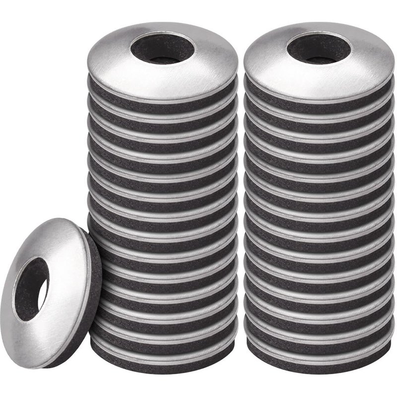 Rondelles d'étanchéité EPDM en Acier Inoxydable M4.2 x 12 mm,50 Pièces Rondelle Neoprene,Rondelles Metal avec Joint Caoutchouc,Rondelle pour Tole Ondulée pour vis Autotaraudeuses