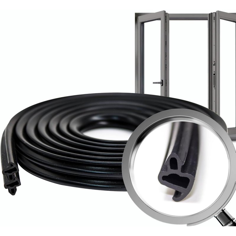 joints d étanchéité pour fenêtres caoutchouc S-1150 noir,(10mts) joint fenêtre/joint caoutchouc fenetre isolation/Joint de Porte/caoutchouc joint porte/joint fenetre pvc rainure,aluminium.