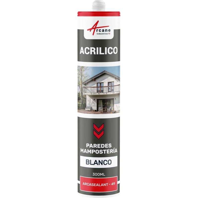 Joint acrylique,mastic d'étanchéité,mur et porte-300 ml x 1 Blanc-