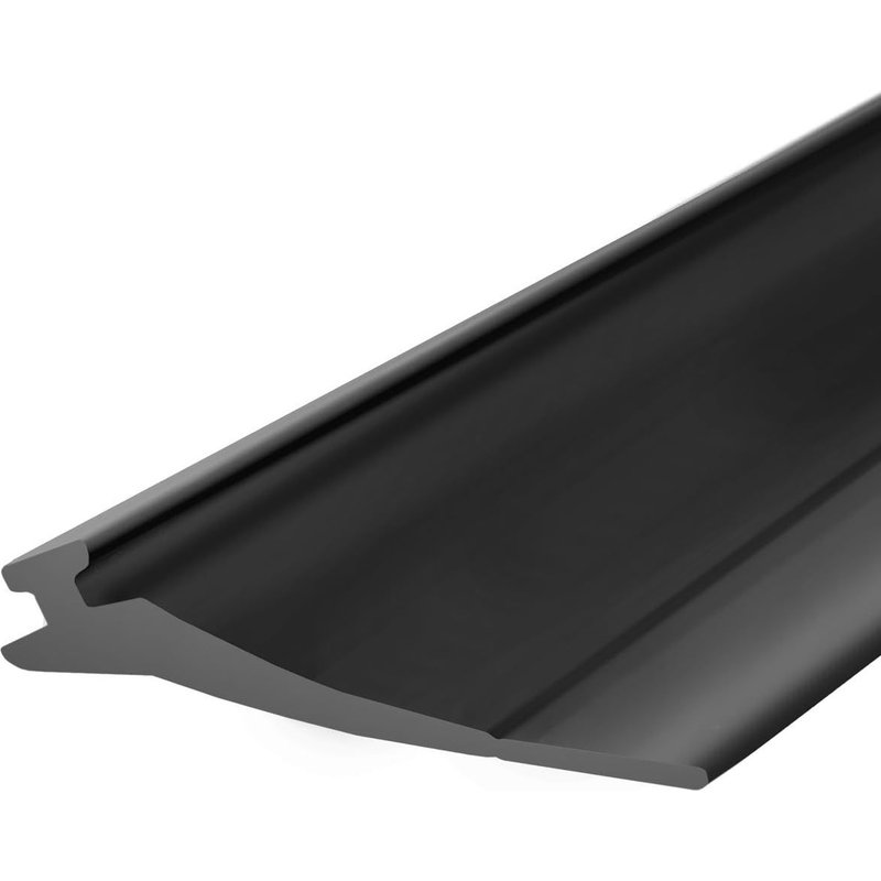 Joint d'Étanchéité pour Porte de Garage Noir,52x2 mm,SBD03,1,5 m