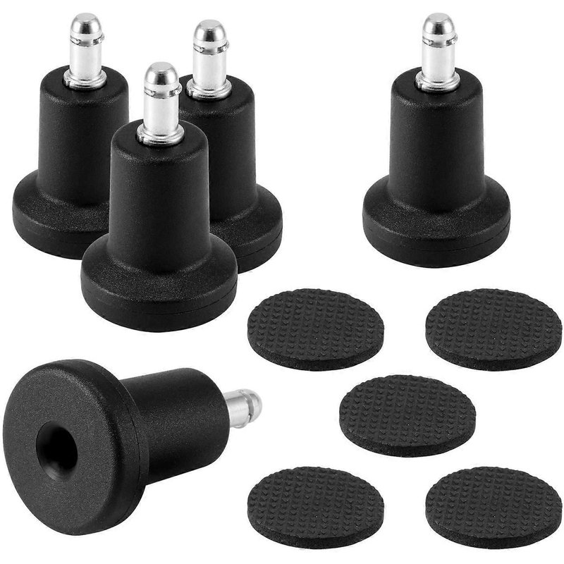 5pcs Nylon Solide Forme De Cloche Nylon Solide À Profil Élevé Slider Outil Accessoire De Curseur Pour Chaise De Bureau Pivotante
