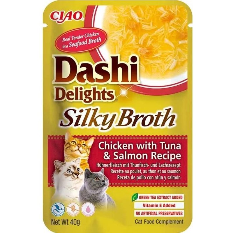 Complément Alimentaire - Ciao - Dashi Delights - Bouillon Soyeux - Poulet - Thon - Saumon