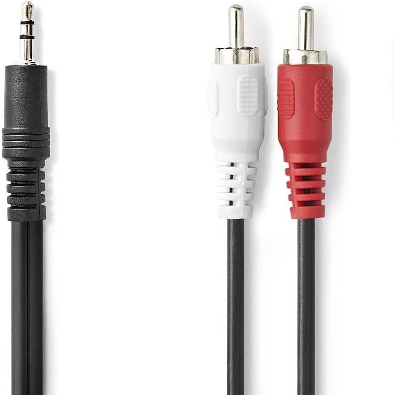 Câble audio stéréo mini jack 3,5 mm mâle vers 2 RCA mâles 1,5 m