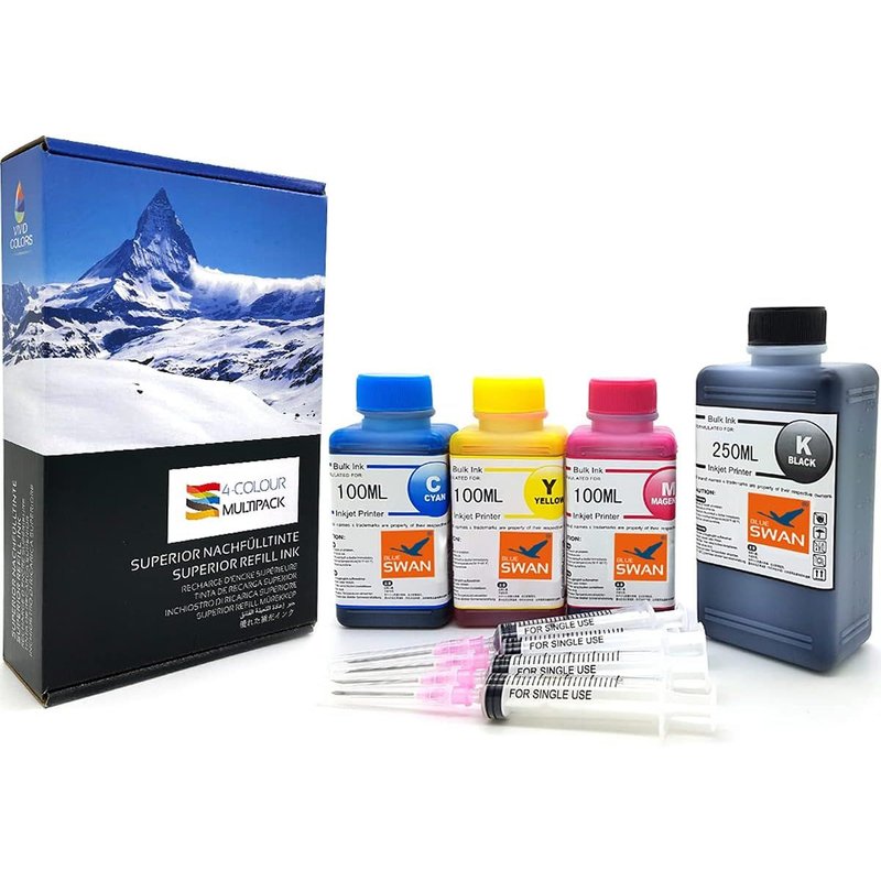 Kit de recharge pour cartouches d'encre Canon PG540 CL541 PG-540 CL-541 Pixma MG3550 MG4250 MG3650 MX535