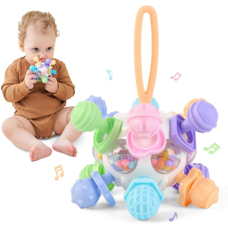 Ball multifonctions Hochet, préhension et dentition - Jeu d'éveil - N/A SUPERBE BEBE