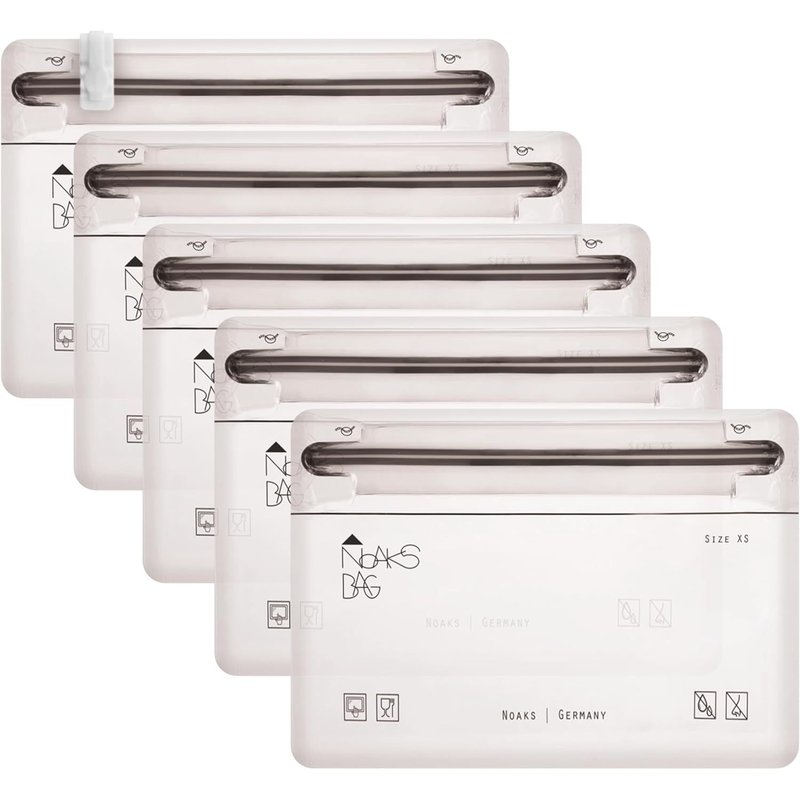 Bag Sac Étanche,Taille Xs,5 Pièces Sacs Zip Avec Fermeture Hermétique,Transparent