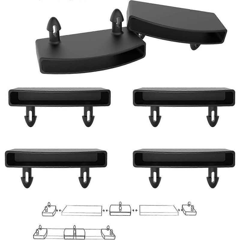 Ventes Promotionnelles 10 Pièces De Supports / Capuchons De Lattes De Lit En Plastique Pour Supports / Capuchons De Lattes De Lit De Remplacement,Pour Lits Simples Et Doubles