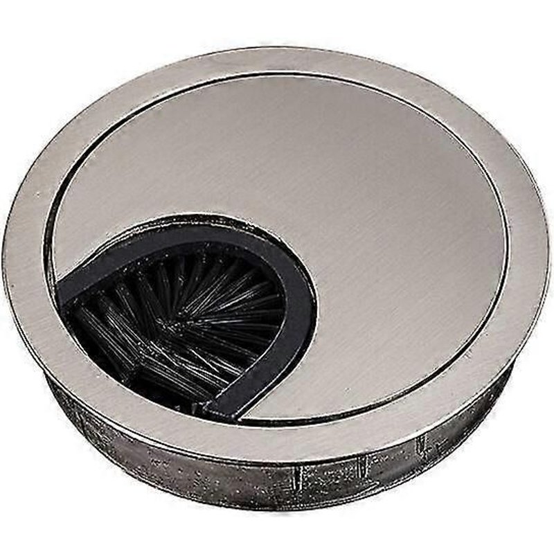 Passe-Câble / Goulotte De Câble / Passe-Câble Avec Brosse Pour Bureaux,Tables Et Établis 60mm