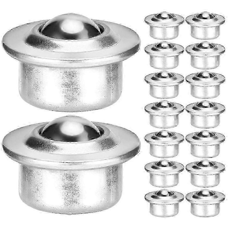16pcs Roulement À Rouleaux 5/8 Pouces Meubles Roulette Pivotant Roulement À Billes Rouleau