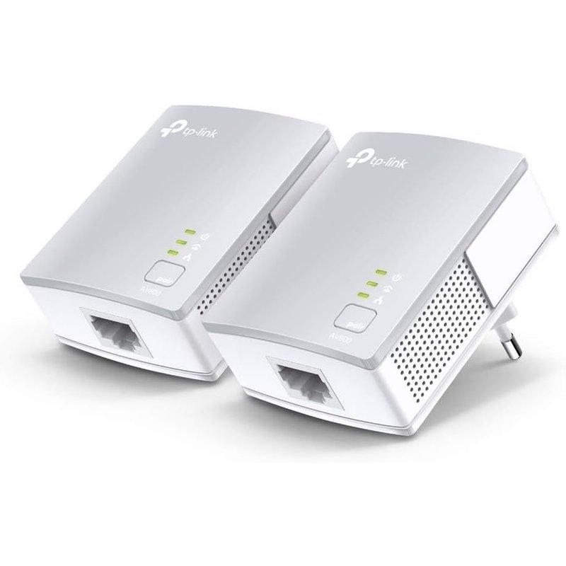 CPL 600 Mbps et Ports Ethernet, Prise CPL Kit de 2, Compatible avec tous les Anciens Modèles et toutes les box internet, Blanc, TL-PA4010 KIT