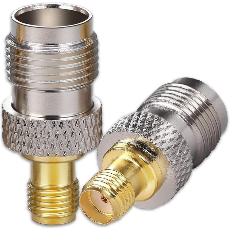 Adaptateur SMA vers TNC SMA femelle vers connecteur coaxial femelle TNC pour routeur d'antenne adaptateur Coaxial SMA TNC 2 pièces