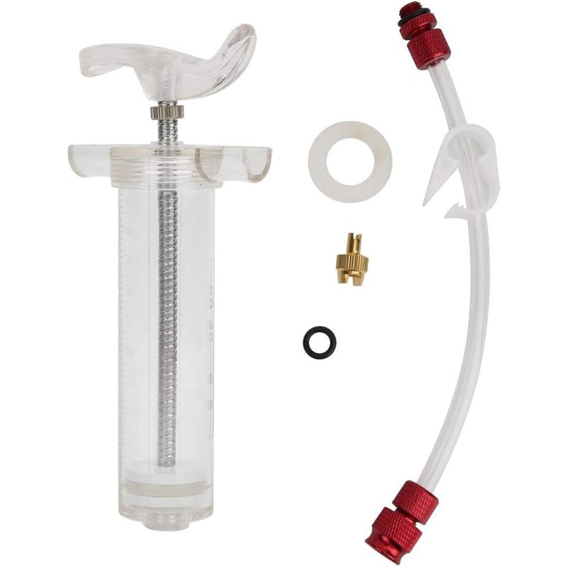 LETNERNY-Outil De Remplis De Vélo Tubeless Capacité 50 Ml Kit De Remplis De Pneu Sous Vide Pour Vélo Outils De Réparation De Pneu De Vélo Compatibles Avec Les Vannes Communes Aux États Unis Et En Fra