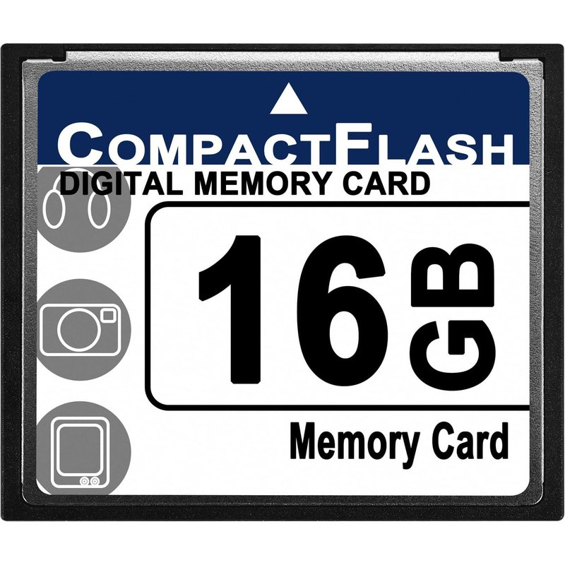 Professional 16GB Compact Flash Memory Card (Whiteandblue)
