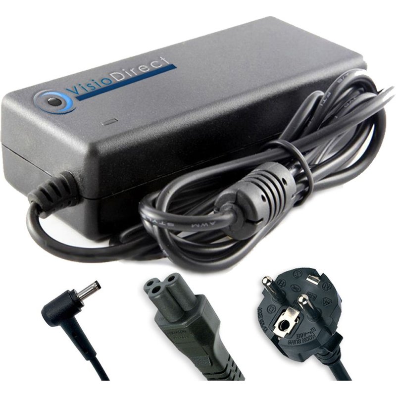 Alimentation chargeur pour ASUS X540B 19V 2.37A 45W 4,0mm 1,35mm Adaptateur pour ordinateur portable - Visiodirect -