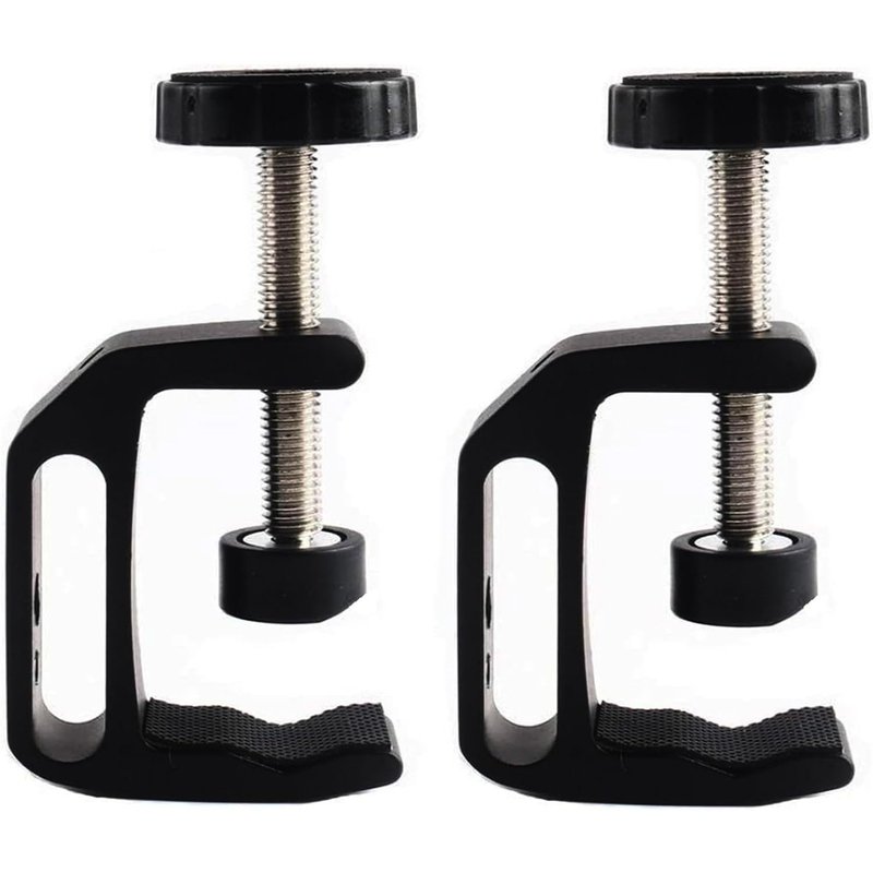 Camera Clamp 2 Piece Super Clamp Clamp for Mounting LED Video Light, Camera, Camcorder, Monitor and More