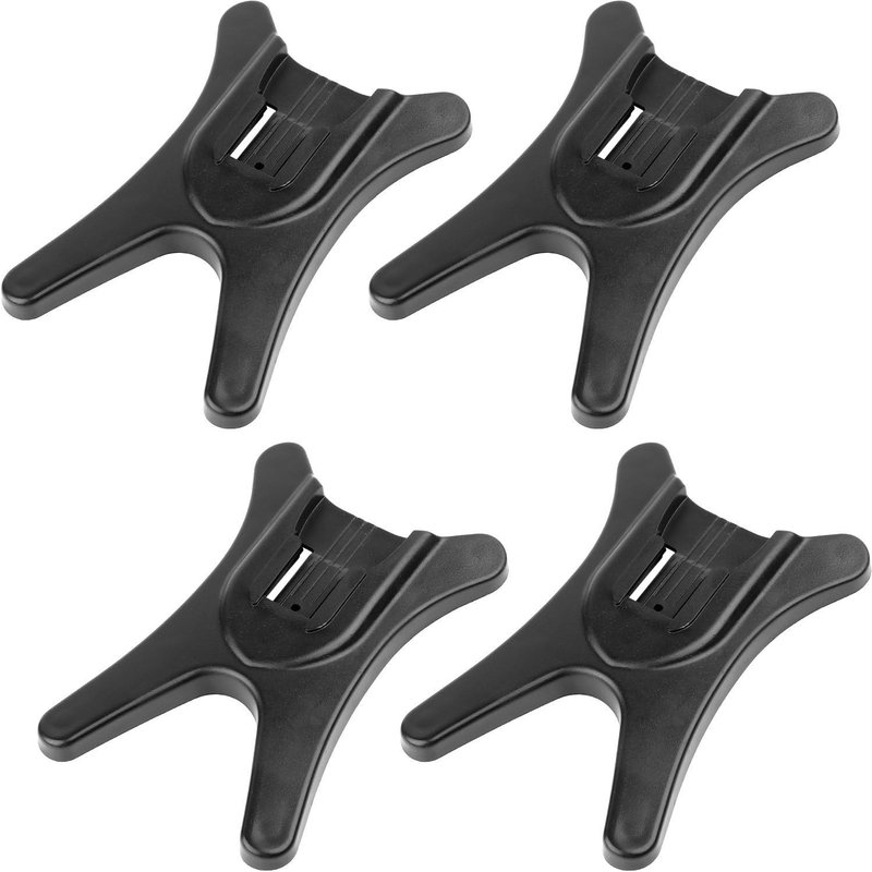 Flash Stand Speedlite Camera Flash Mount with 1/4 Inch Metal Tripod Wire for Flash Light for Canon Nikon Sigma Pentax Olympus Panasonic Pack of 4