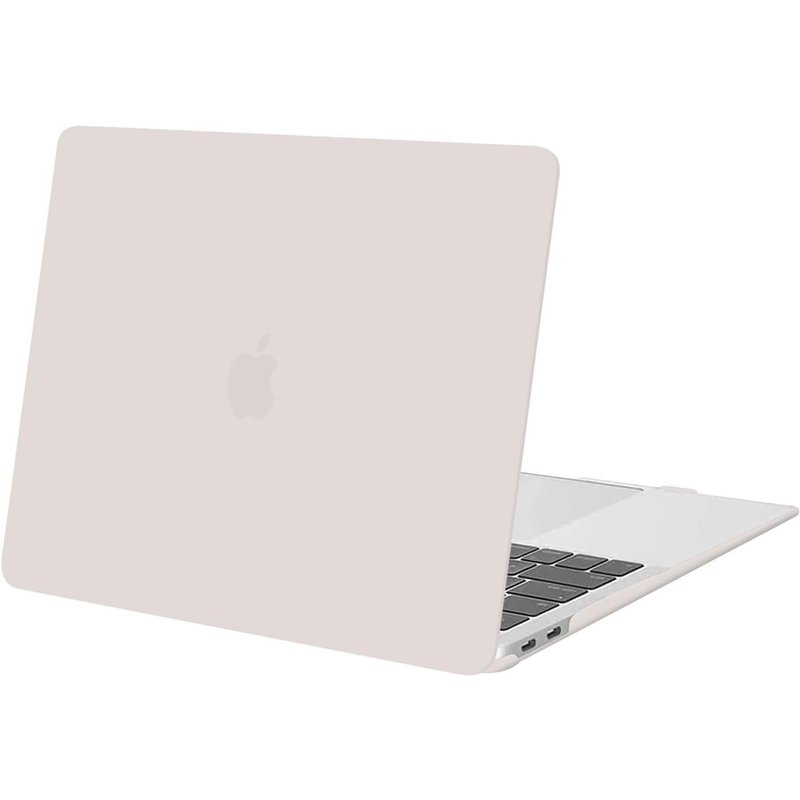 Coque Compatible avec MacBook Air 13 Pouces M1 A2337 A2179 A1932, Coque Rigide Protège Compatible avec MacBook Air 13 Pouces 2021 2020 2019 2018 Retina Display Touch ID, Gris Roche