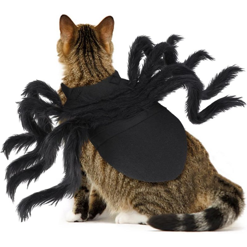 Costume D'animal De Compagnie D'halloween Vêtement De Cosplay Araignée Chien Chat Costume D'araignée Pour Costume De Fête Pour Costume De Chien Moyen