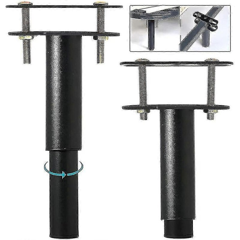 2 Pièces De Pieds De Support Central À Hauteur Réglable Pour Cadre De Lit,Les Lattes Du Centre Du Lit Sont Lourdes