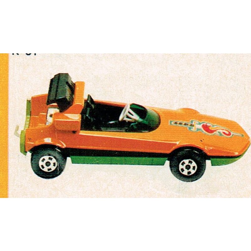 Voiture Miniature Bertone Runabout 1971 Matchbox 143me Made In England Orange